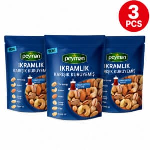 Amestec Crud de Nuci si Fructe Peyman Set 3 Buc 50 Gr
