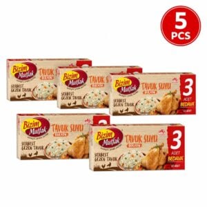 Bulion Pulbere cu Aroma de Pui Bizim Set 5 Buc 60 Gr