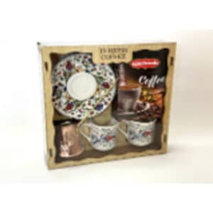 Topkapi Set Cafea Turceasca cu 2 Cesti si Ibric