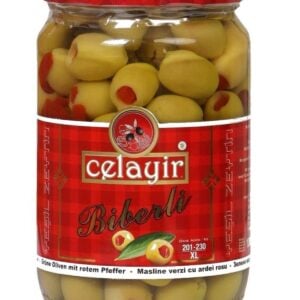 Masline Verzi cu Ardei 201-230 Celayir 400 Gr