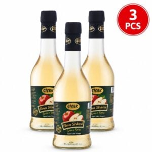 Otet de Mere Sticla Natural Cicek Set 3 Buc 250 Ml