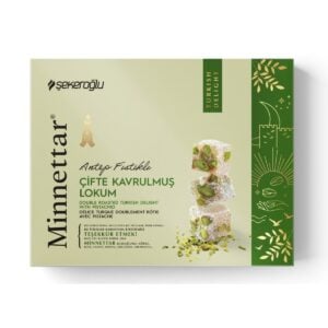 Rahat Turcesc cu Fistic Dublu Prajit Sekeroglu Verde 300 Gr