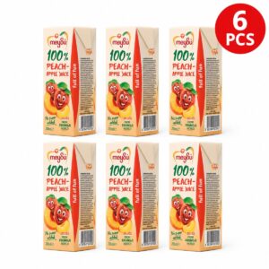 Suc 100% Piersica si Mar Meysu Set 6 Buc 200 Ml