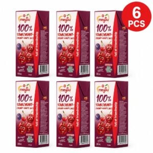 Suc 100% Visine, Cirese si Struguri Meysu Set 6 Buc 200 Ml