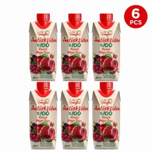 Suc 100% Mix Fructe Antioxidant Meysu Set 6 Buc 330 Ml